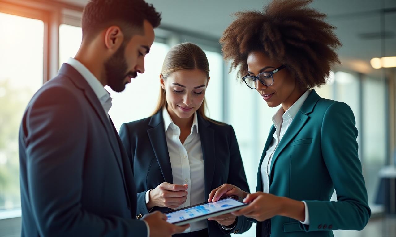 Modern HR professionals collaborating on workforce strategy